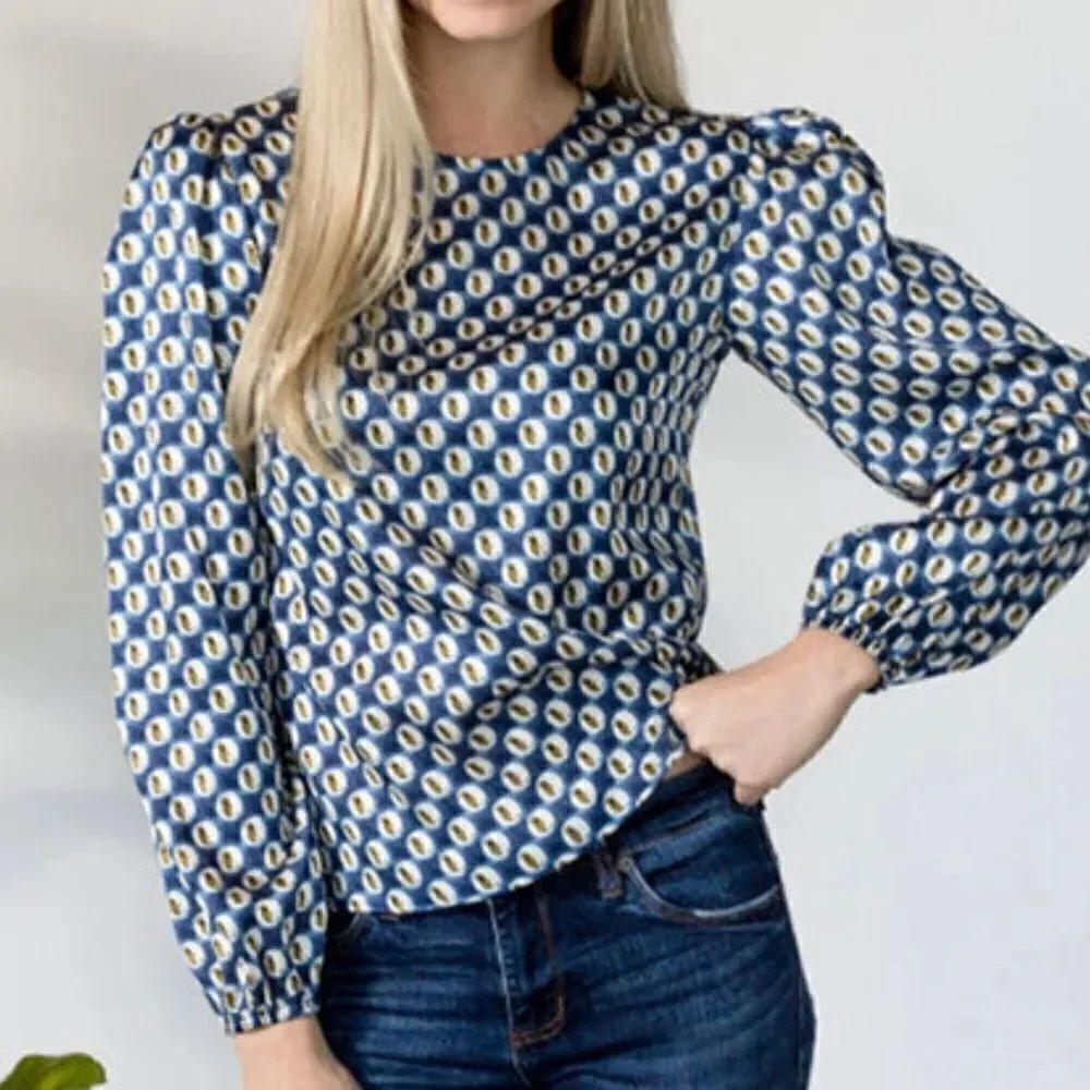 Never A Wallflower Tiger Blouse